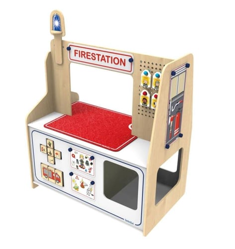 محطة الشرطة / المطافي 2 في 1 مع الملحقات