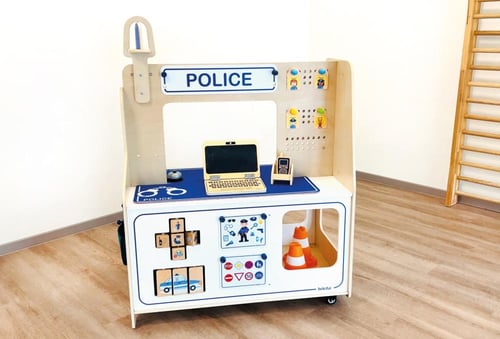 محطة الشرطة / المطافي 2 في 1 مع الملحقات