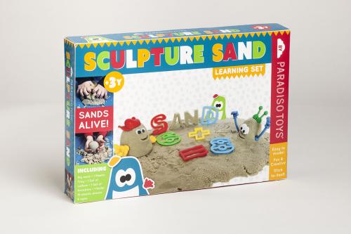 رمل تشكيلي مع ملاحقات و 1 كيلو رمل