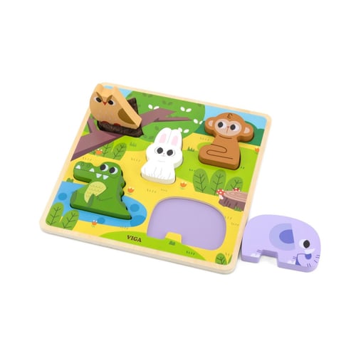 بزل الملمس - الغابة