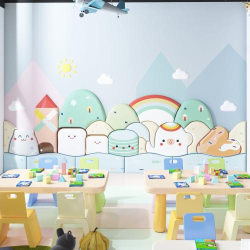 ديكور الحائط الكبير - المخبوزات الجميلة