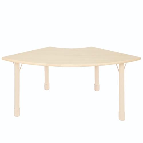 طاولة المرح الخشبية - أرجل حديد قابلة لتغيير الارت...