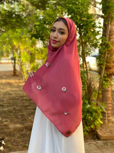 طرحة وردة البلسم