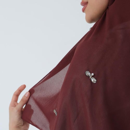 طرحة فراشة الكرستال