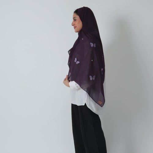 طرحة فراشة القصب