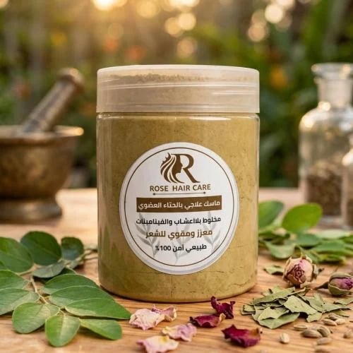 Henna mask, my therapeutic, for hair problems with herbs and moisturizing powders