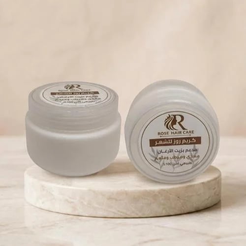 Rose cream box with argan and lavender extract