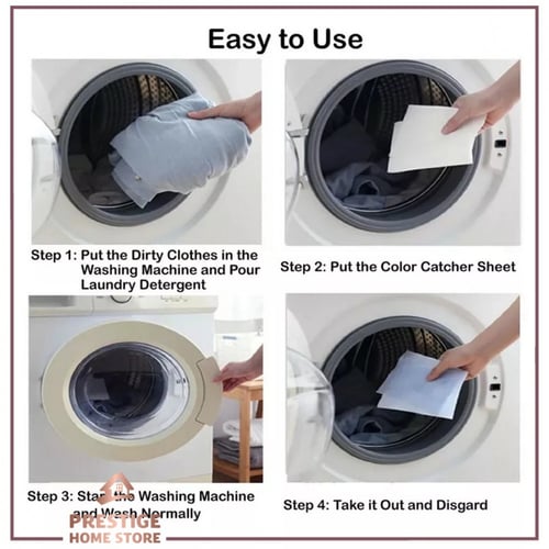 ورق إمتصاص ألوان الغسيل