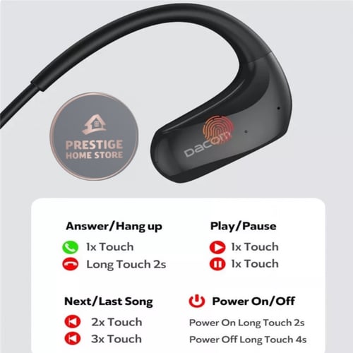 سماعة بلوتوث رياضية لمس