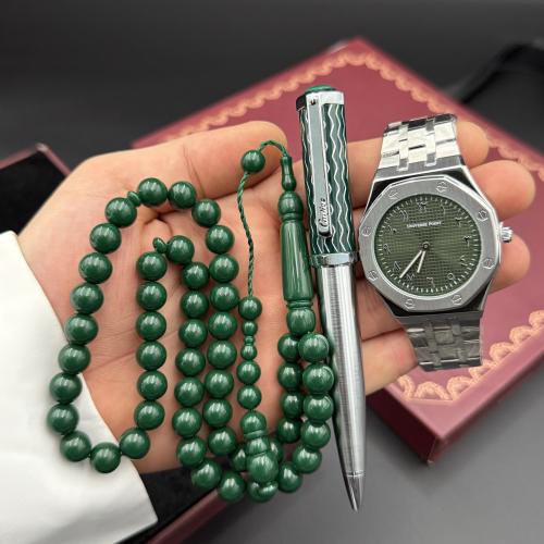 طقم كارتيرا (ساعة قلم وسبحة)
