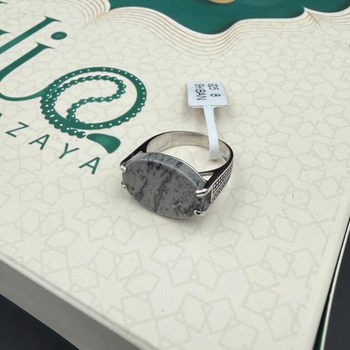 خاتم فضه شنكار - 925