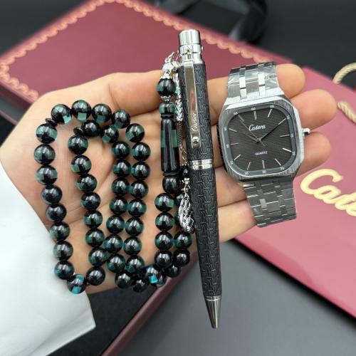 طقم كارتيرا (ساعة قلم وسبحة)