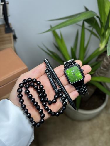 طقم ساعة قلم وسبحة