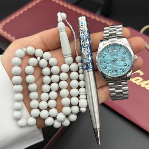 طقم كارتيرا (ساعة قلم وسبحة)