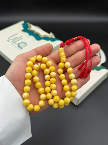 مسابح تراب الكهرمان شكة قماش