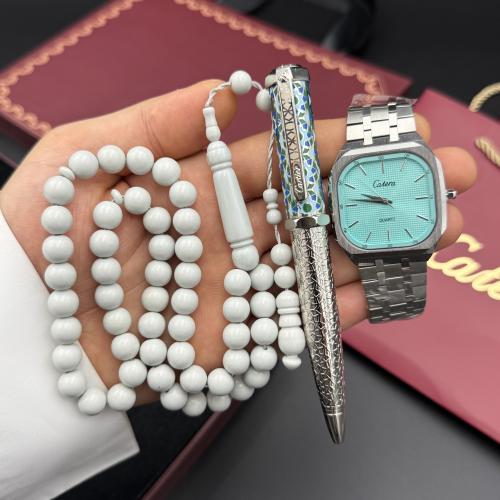 طقم كارتيرا (ساعة قلم وسبحة)