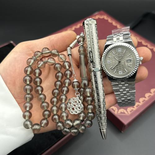 طقم كارتيرا (ساعة قلم وسبحة)