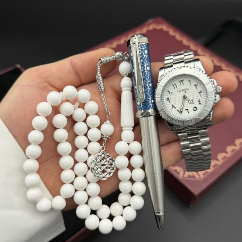 طقم كارتيرا (ساعة قلم وسبحة)