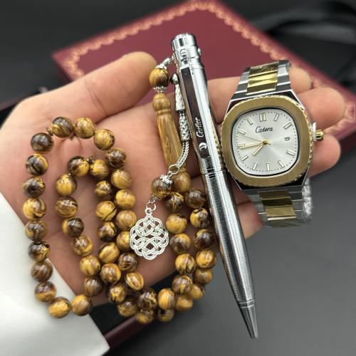 طقم كارتيرا (ساعة قلم وسبحة)