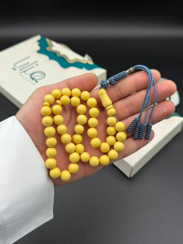 مسابح تراب الكهرمان شكة قماش