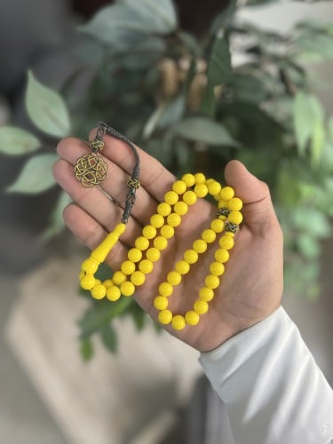 مسابح بكلايت بطرابزونة فضة- اصفر