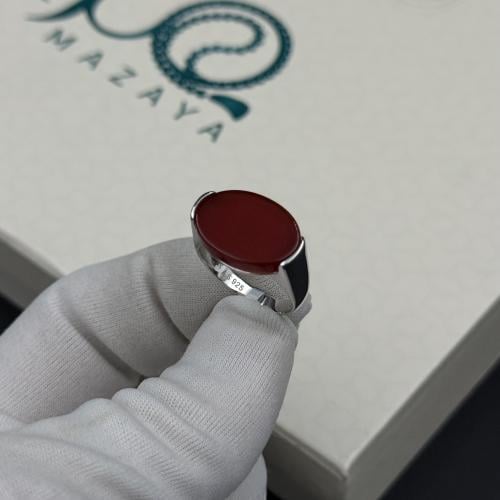 خاتم فضه شنكار كبدي- 925