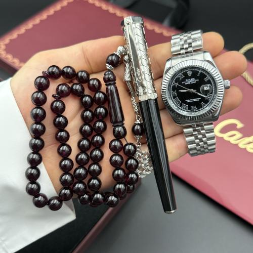 طقم كارتيرا (ساعة قلم وسبحة)