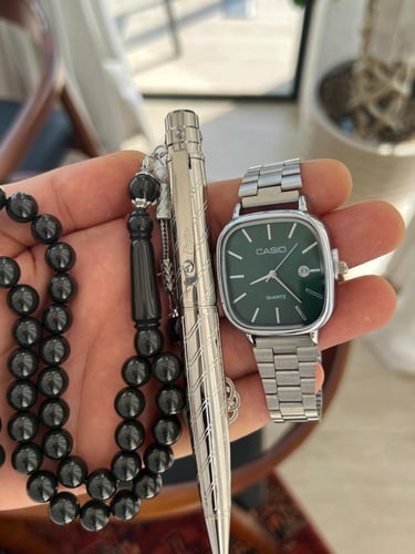 طقم ساعة قلم وسبحة