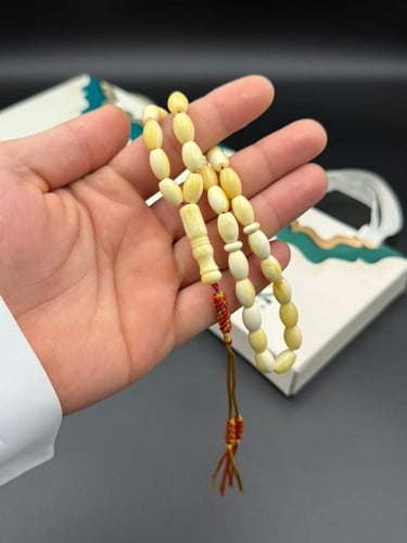 مسابح تراب الكهرمان شكة قماش