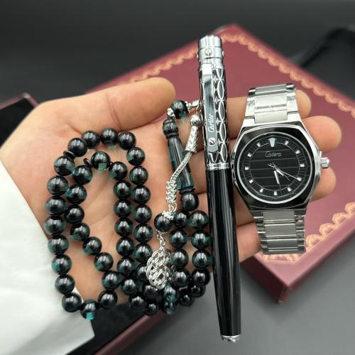 طقم كارتيرا (ساعة قلم وسبحة)