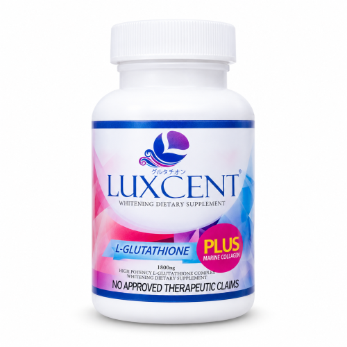 كبسولات الجلوتاثيون لوكسينت Luxcent Glutathione 1000mg
