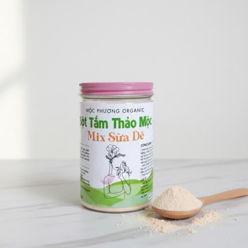 بودرة حمام عشبي بحليب الماعز Herbal Bath Powder Mi...