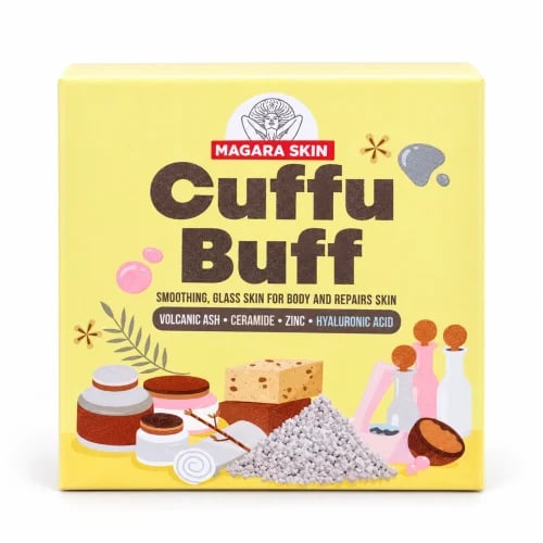 صابون الرماد البركاني كوفو باف Cuffu Buff Volcanic Ash Soap Magarā Skin