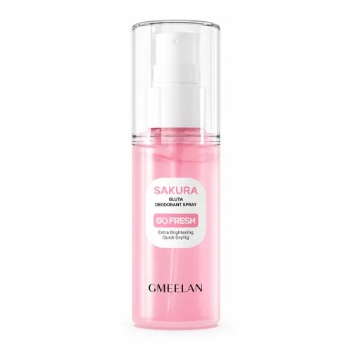 بخاخ مزيل للعرق وتفتيح الابط بالساكورا Gmeelan Saukra Gluta Deodorant Spray