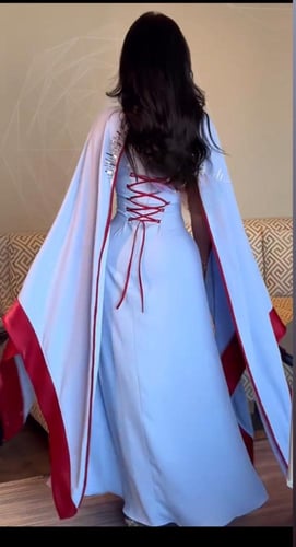 فستان مناسبات شك وكريستال