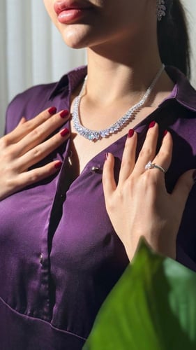 طقم زركون مثالي