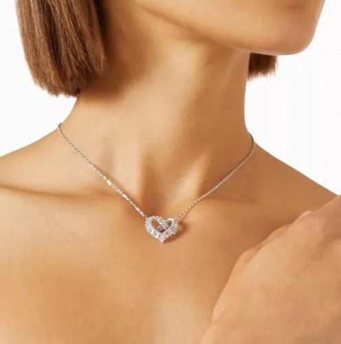 سلسال سوارفسكي قلب ( مع الملحقات )