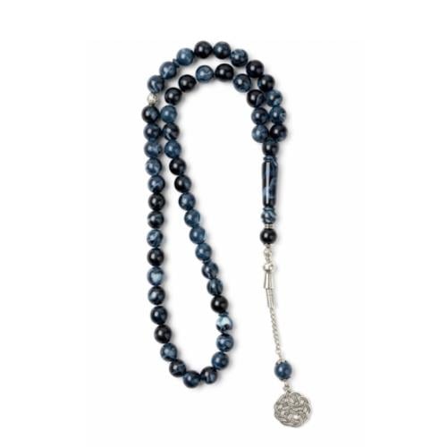 سبحة بكلايت كحلي مخلوط