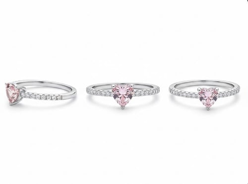 خاتم قلب pink