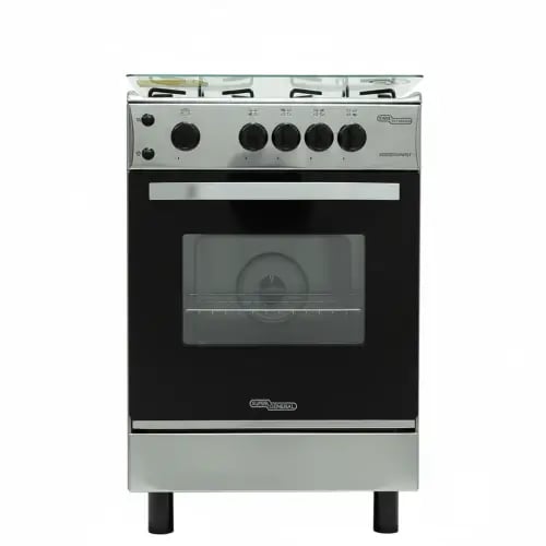 Super General gas oven 55 cm 4 burners stainless