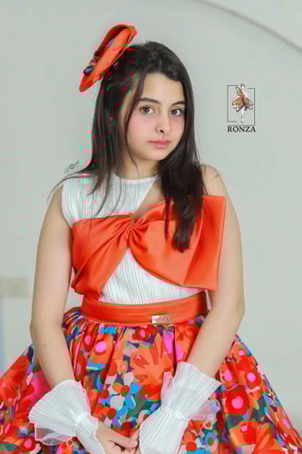 فستان سحر الزهور