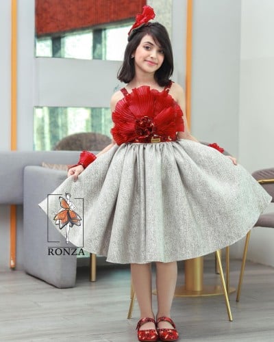 فستان قلب الورد