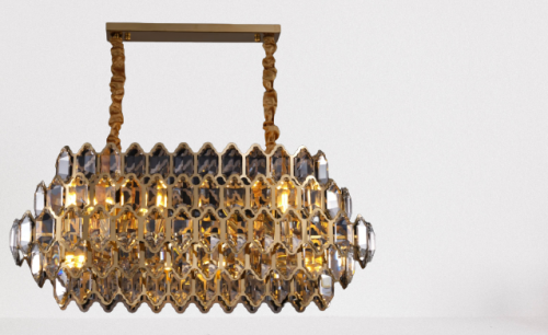 ثريا كريستال سفينة ر2204 اقي بيرق مقاس 30*80