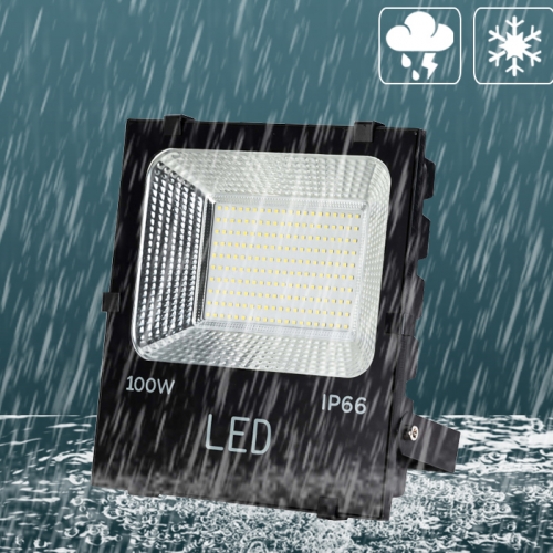 كشاف شريحة مربع 100وات ابيض -اصفر