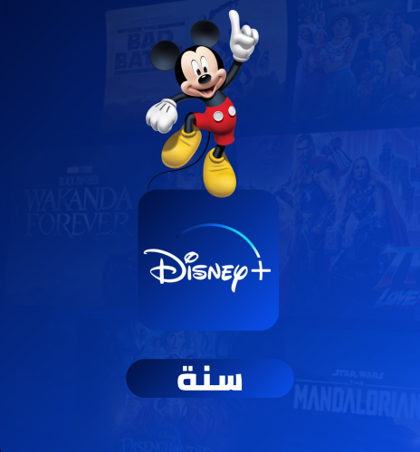 اشتراك ديزني بلس ( سنة مشترك )