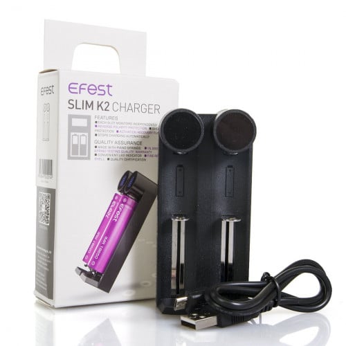 شاحن بطاريتان ايفست - Efest Slim K2 Charger