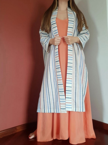 KIMONO LINEN/SILK SET