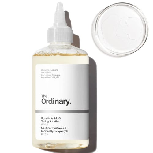 محلول تفتيح البشرة بتركيز 7% من حمض الجليكوليك ذا...