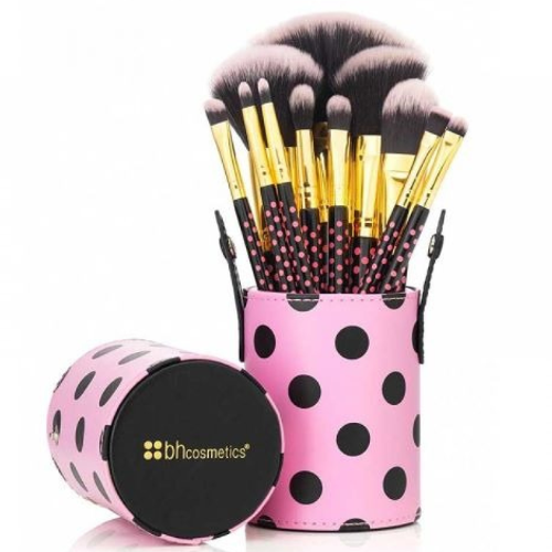 بي اتش كوزماتيكس - طقم فراشي مستحضرات تجميل 10 قطع...