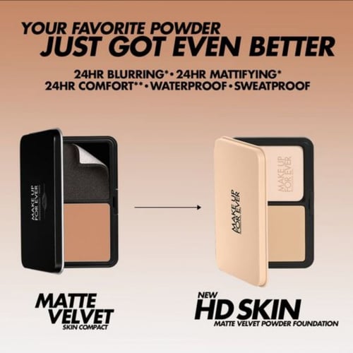 ميك اب فور ايفر - كريم أساس مضغوط غير لامع 1Y08